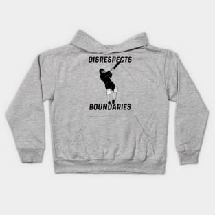 Cricket Batsman Disrespects Boundaries Cricket Fan Kids Hoodie